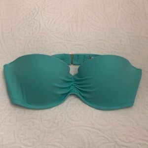 Strapless bandeau bikini top